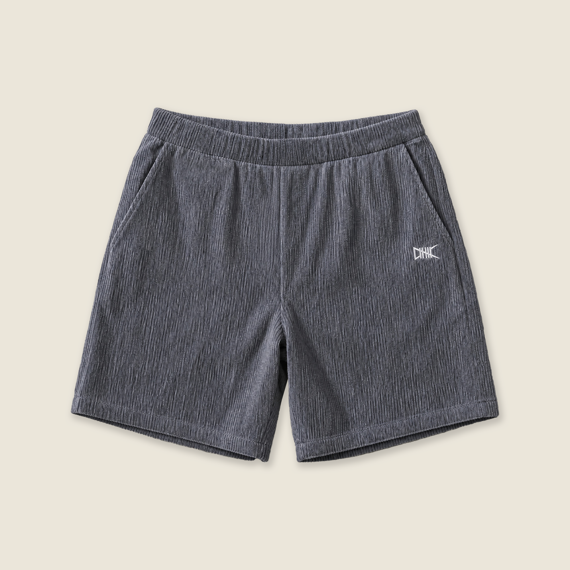 Standard Cord Shorts | Grey