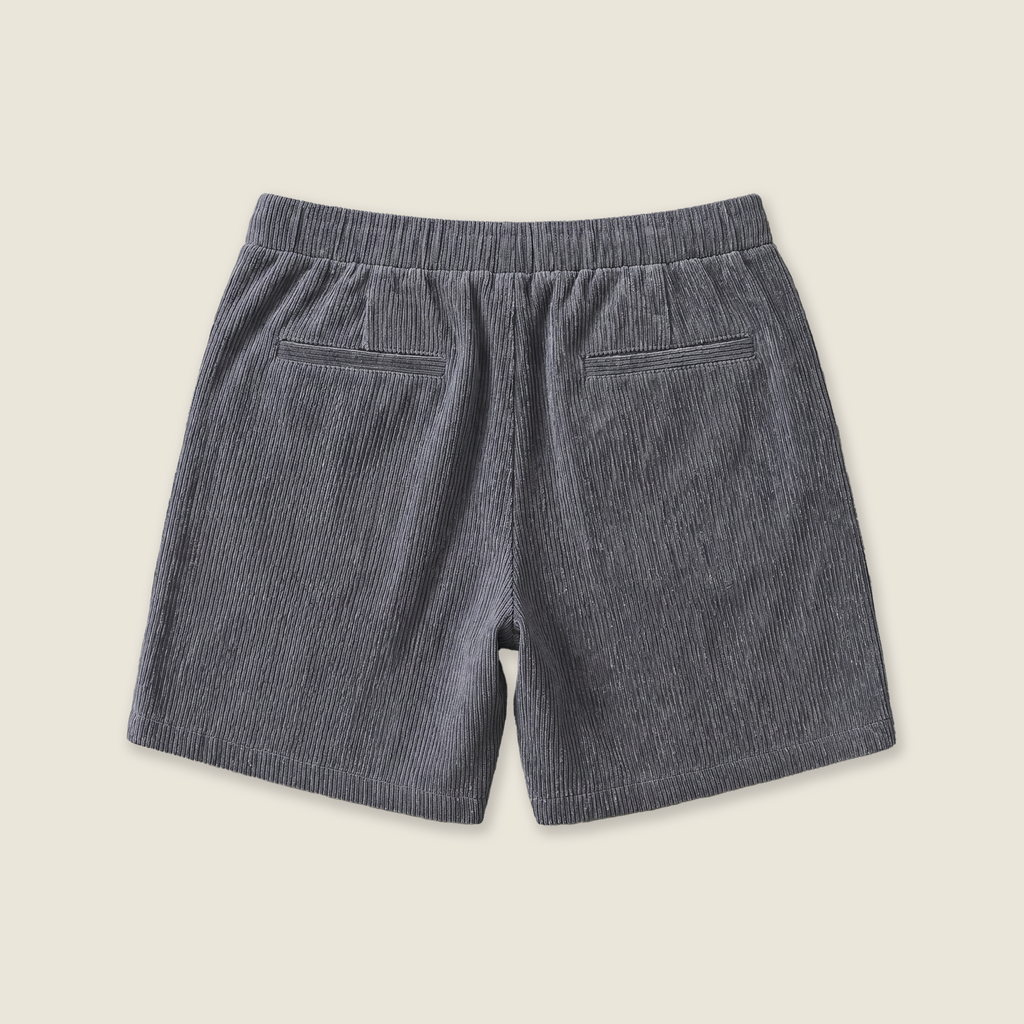Standard Cord Shorts | Grey