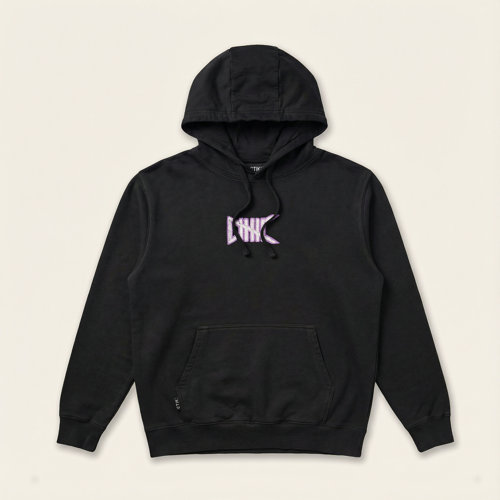 Core Chenille Hoodie | Black