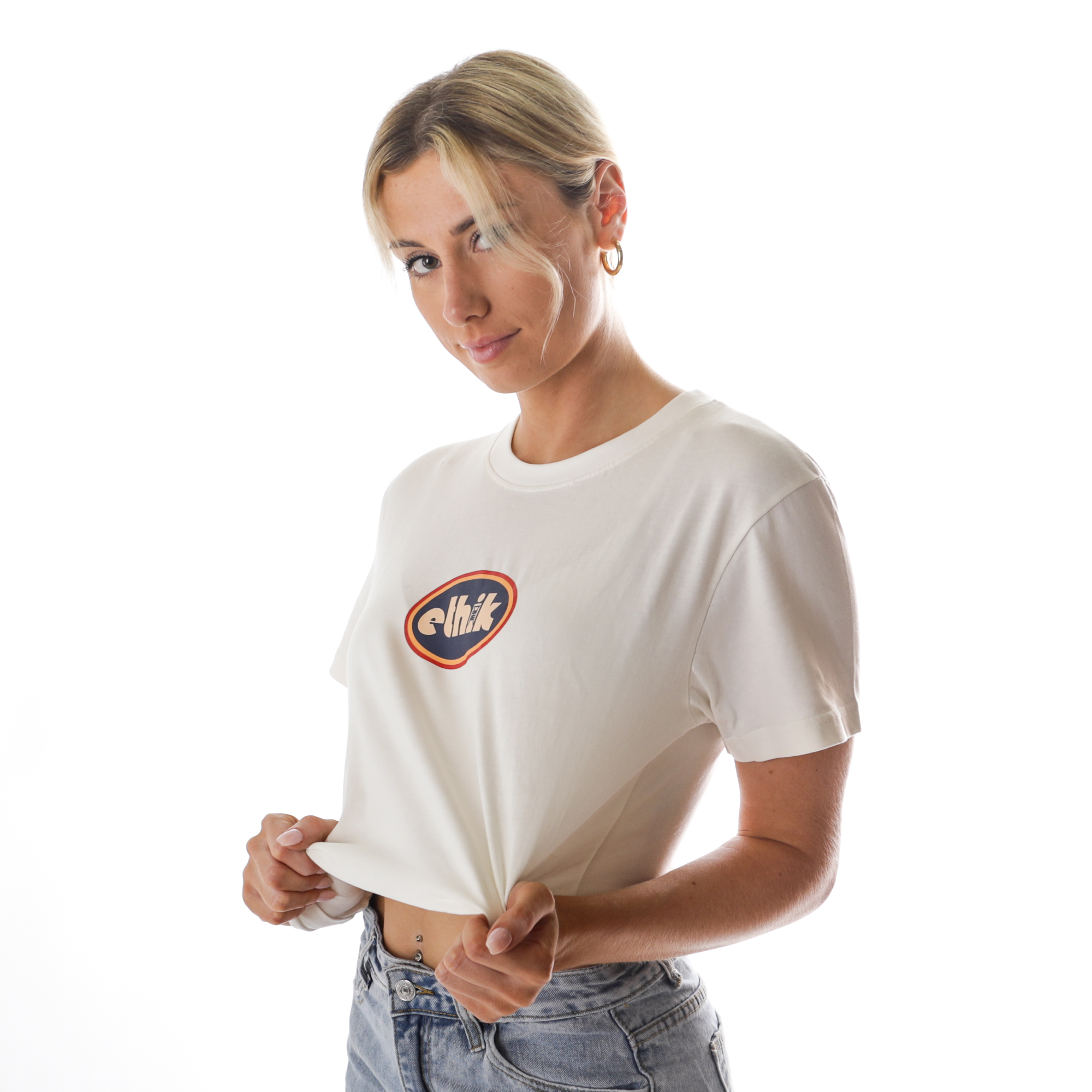 Women's Retro Tee | White