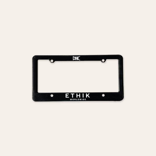 ETHIK License Plate Cover