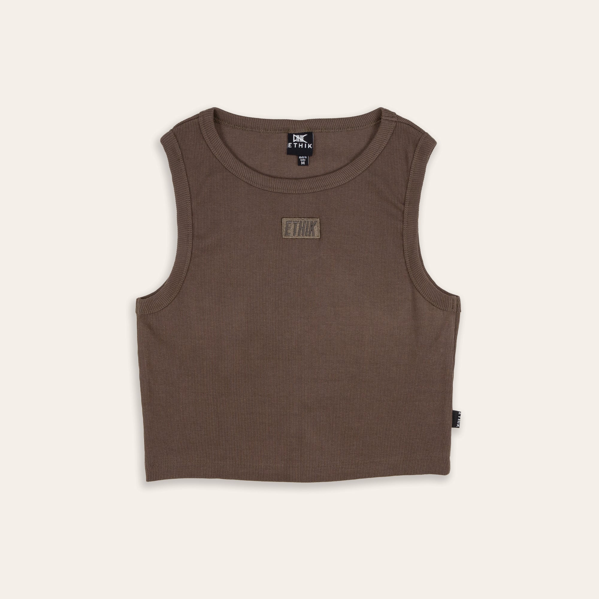 Women's Zoe Rib Knit Tank | Mocha