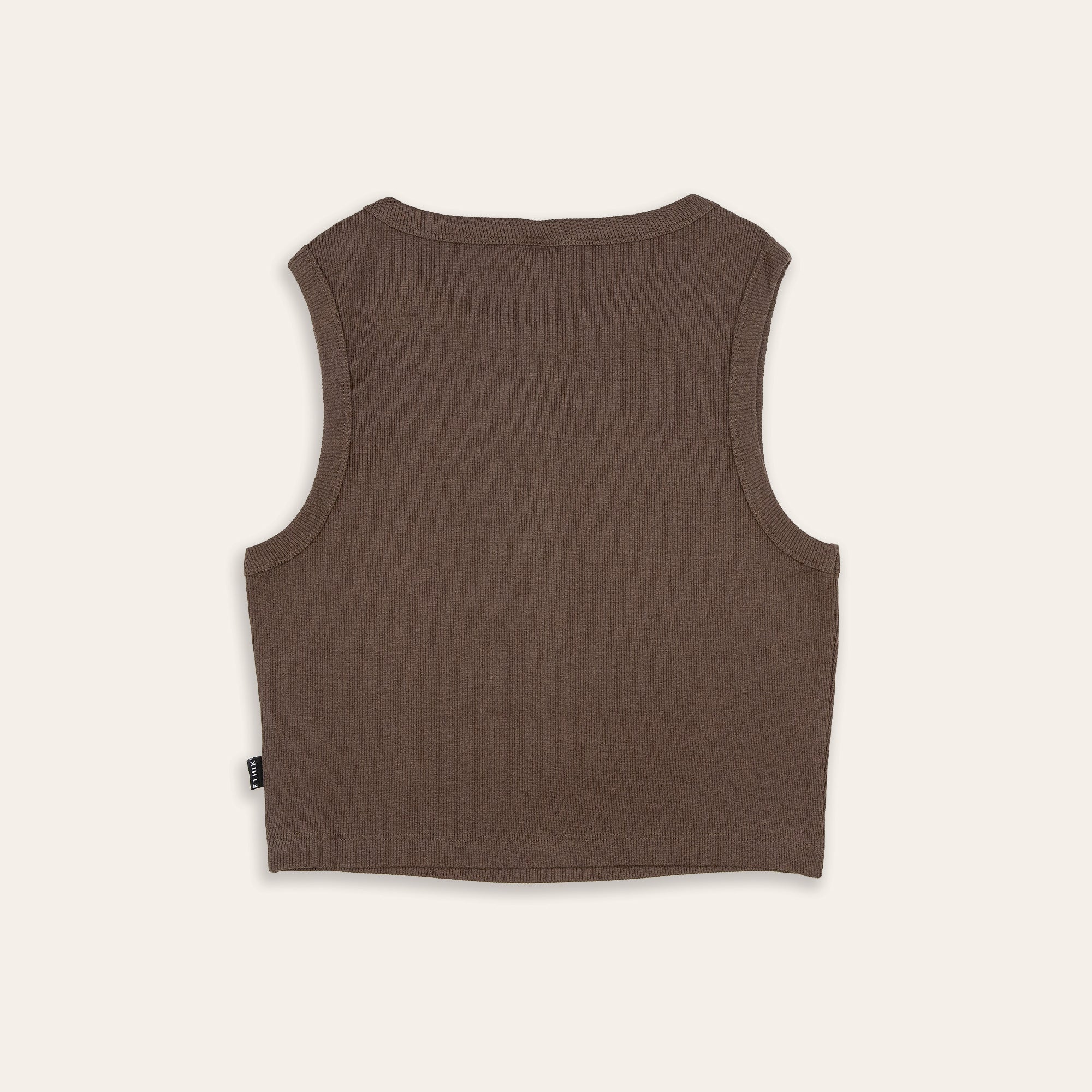Women's Zoe Rib Knit Tank | Mocha