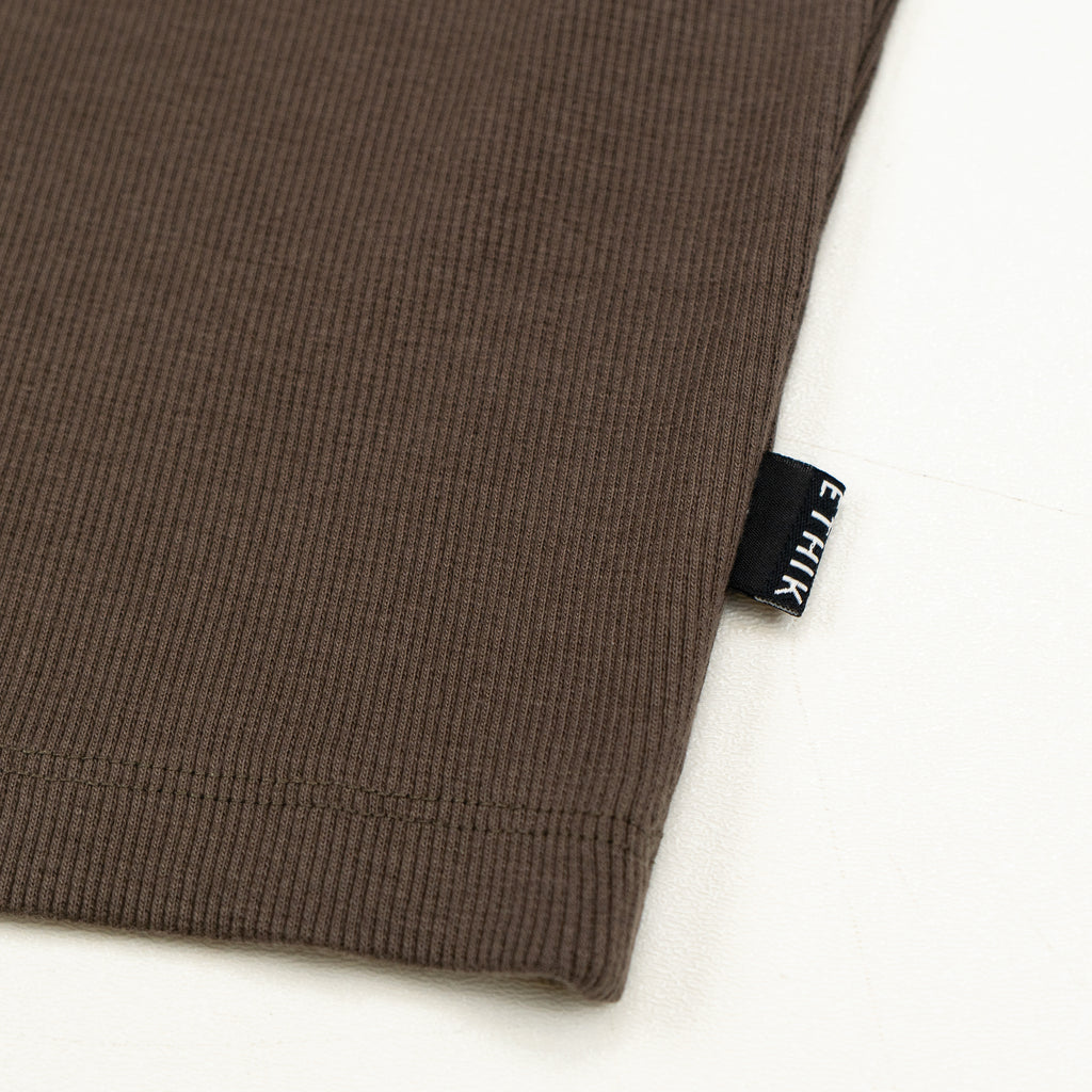 Women's Zoe Rib Knit Tank | Mocha
