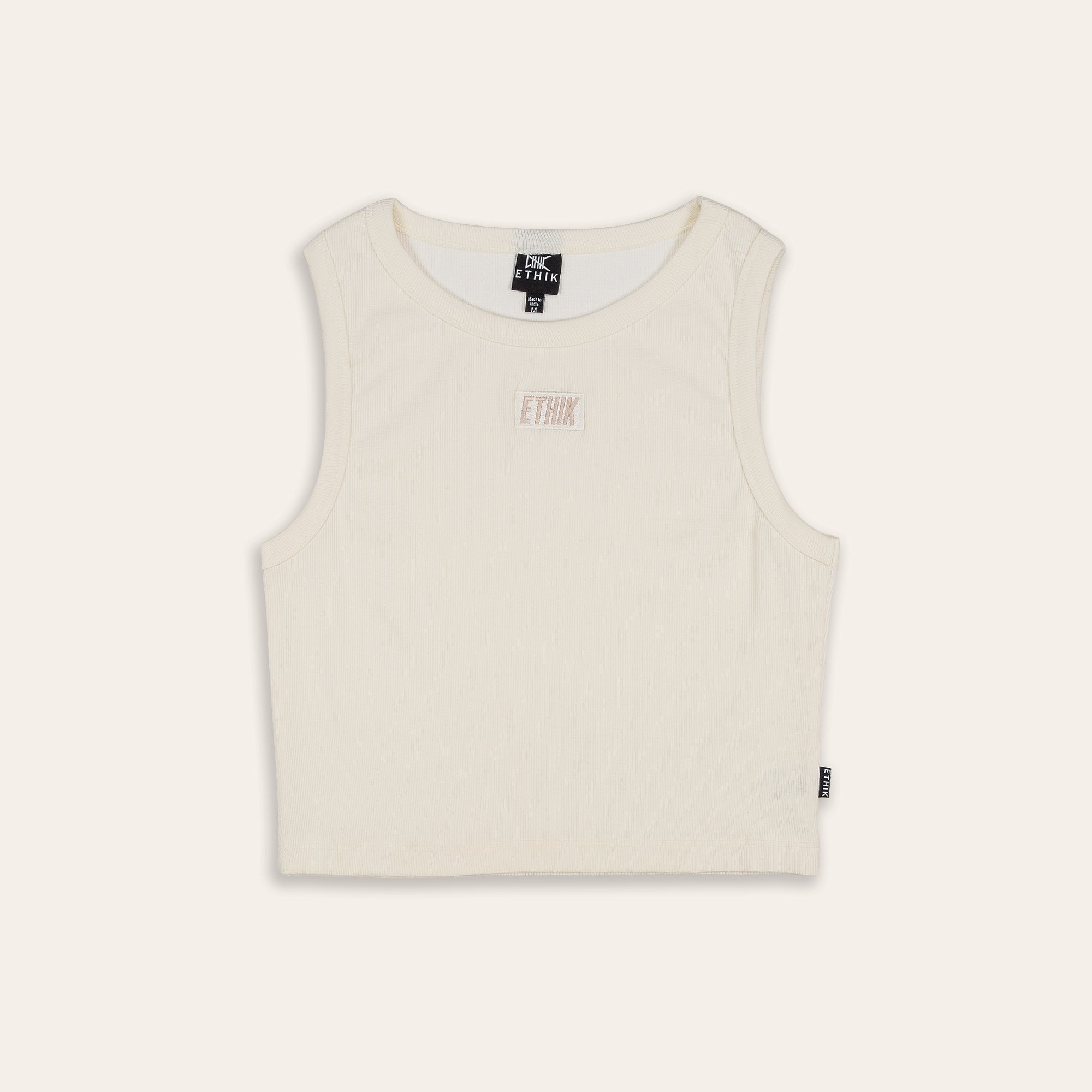 Women's Zoe Rib Knit Tank | Cream