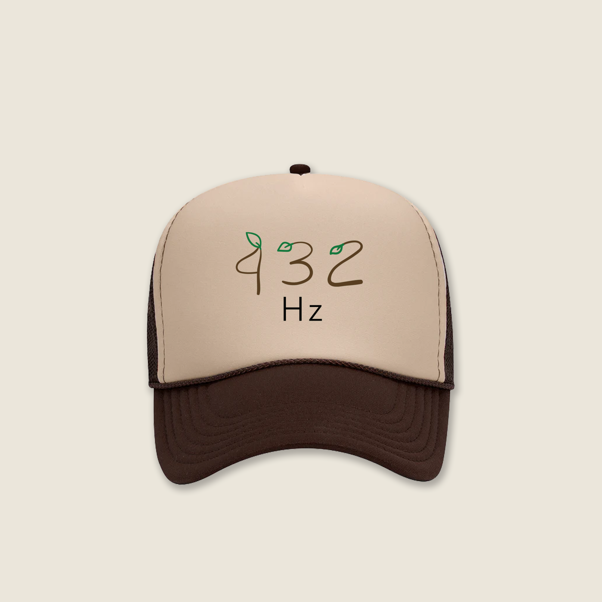 Nature's Frequency Trucker Hat | Brown/Tan