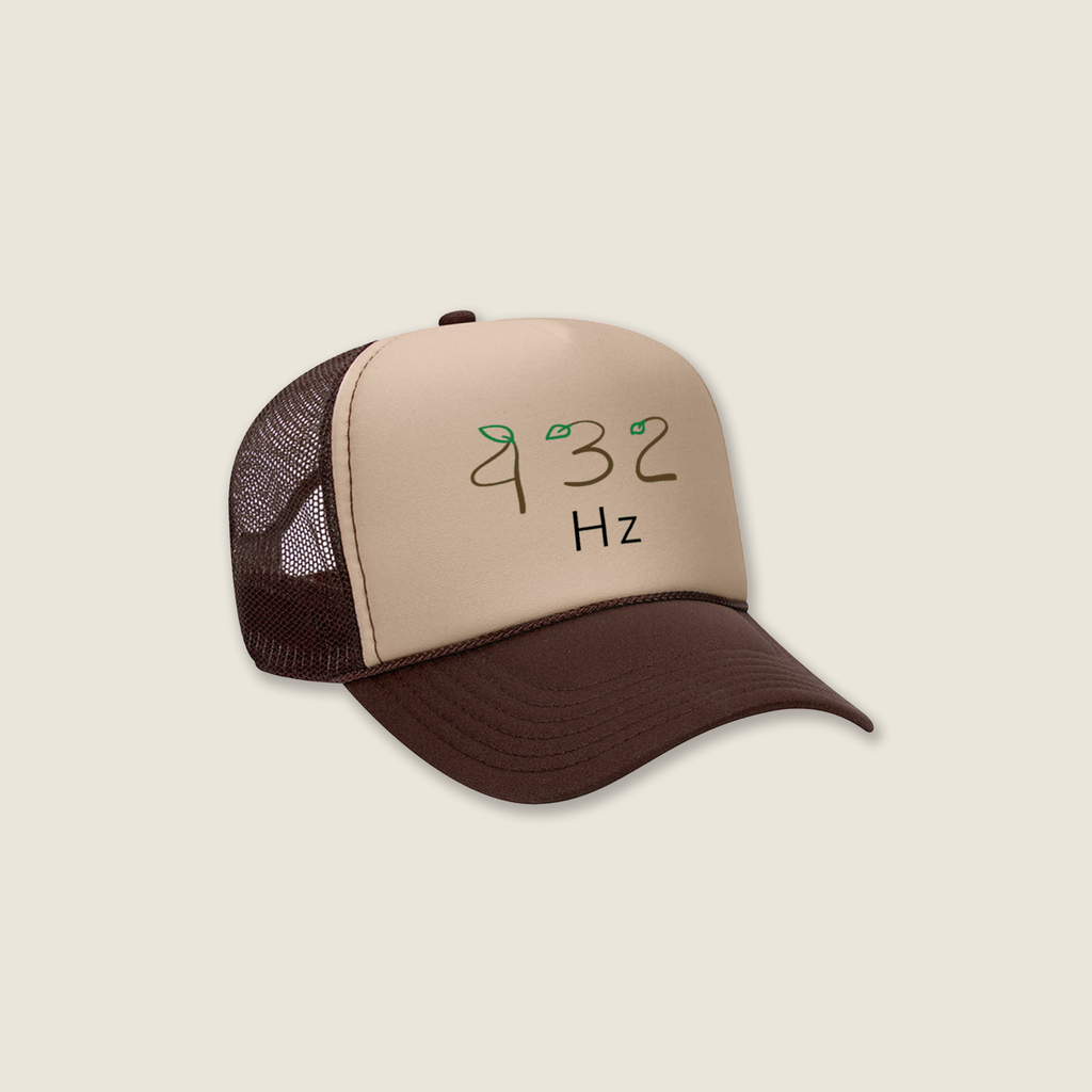 Nature's Frequency Trucker Hat | Brown/Tan