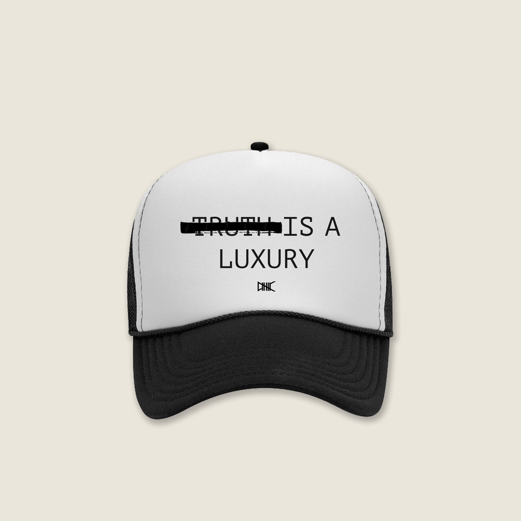 Redacted Trucker Hat | Black/White