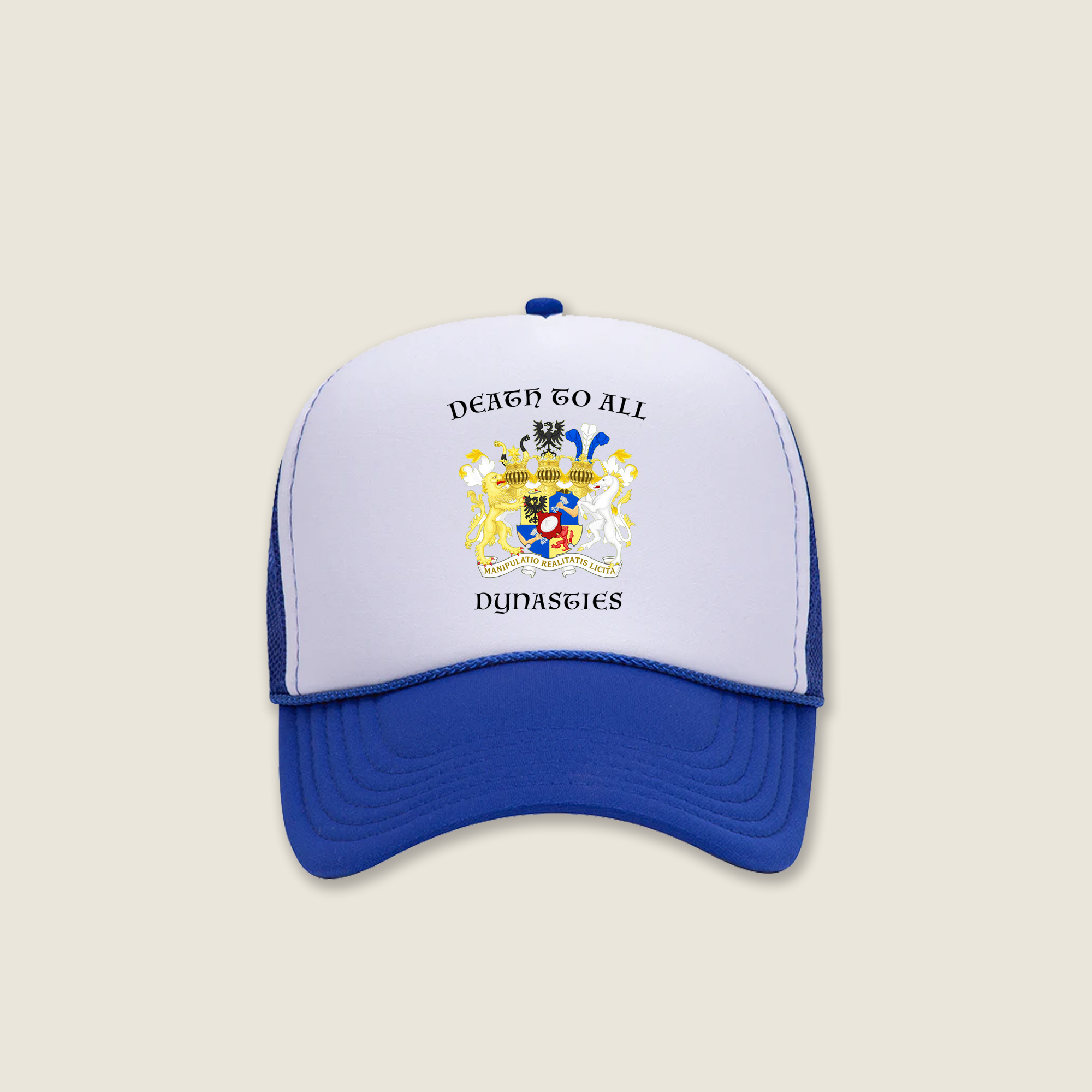Dynasty Trucker Hat | Blue/White