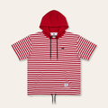 OG Striped Short Sleeve Hoodie | Red (c. 2020)