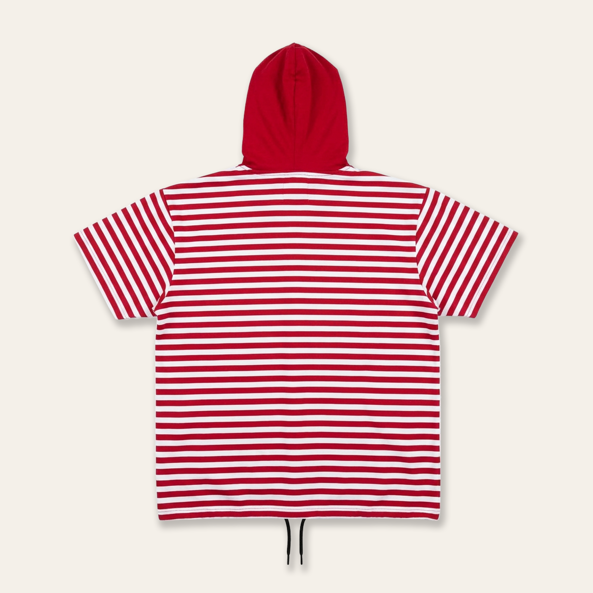 OG Striped Short Sleeve Hoodie | Red (c. 2020)