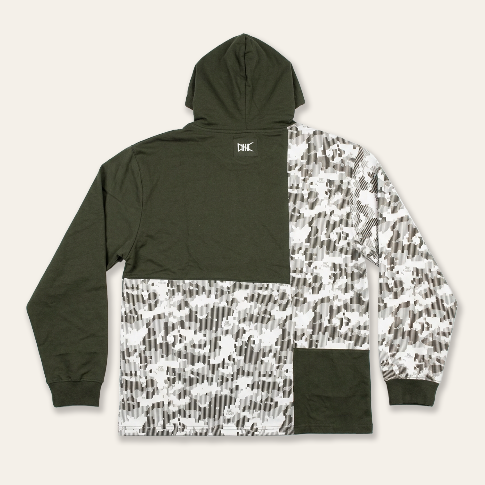 Militant Block Hoodie | Olive Tech Camo (c. 2019)