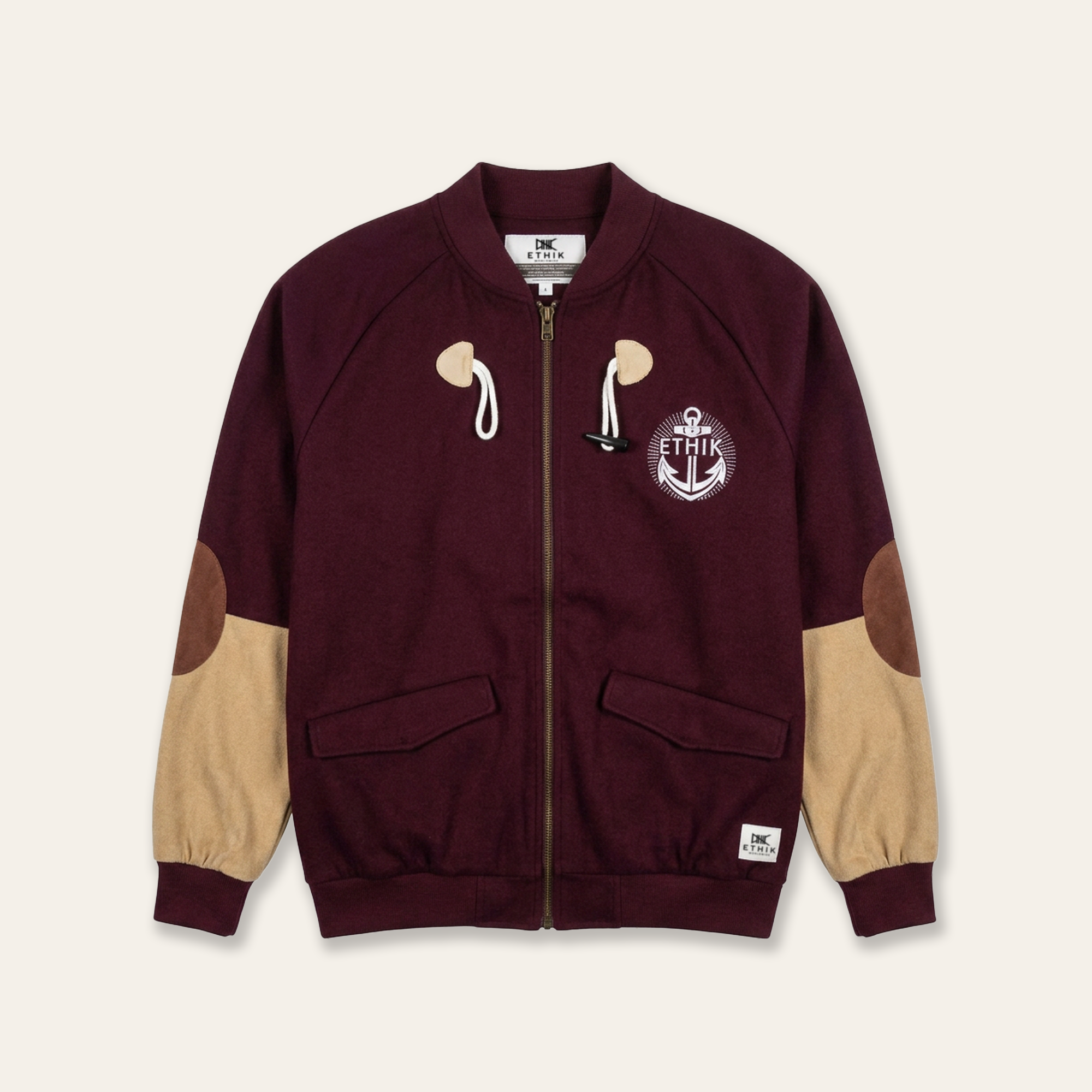 Yacht Club Nautical Jacket | Maroon (c. 2018)
