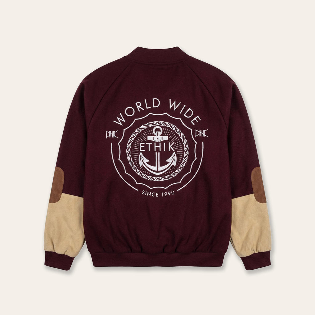 Yacht Club Nautical Jacket | Maroon (c. 2018)