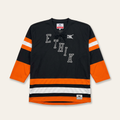 Worldwide 3/4 Sleeve Hockey Jersey  | Black (c. 2018)