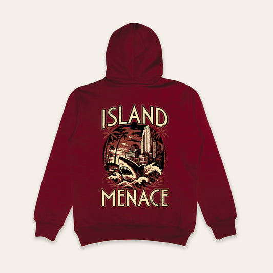 Island Menace Hoodie | Maroon