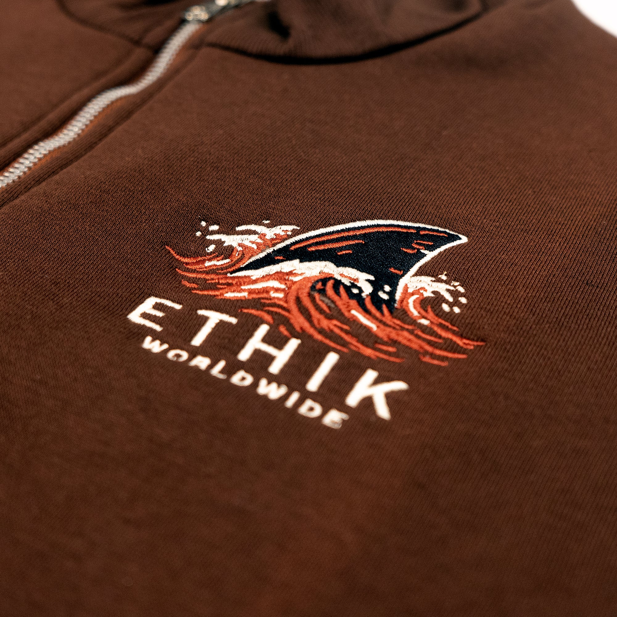 Island Menace Quarter Zip | Mocha