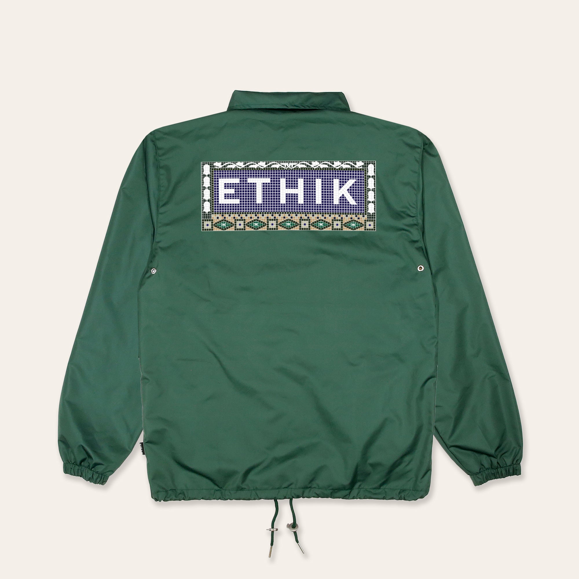Mosaic Coaches Jacket | Green