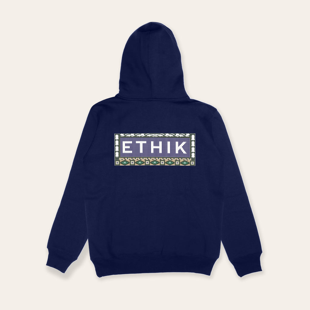 Mosaic Hoodie | Navy