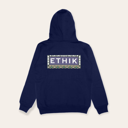 Mosaic Hoodie | Navy