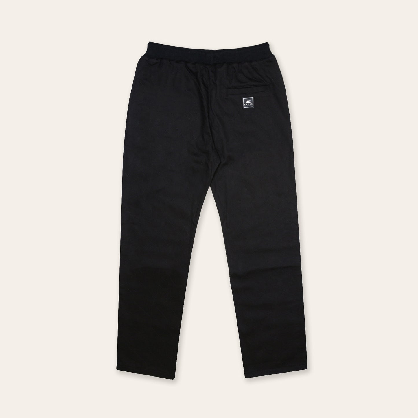 Quilted Joggers |  Black