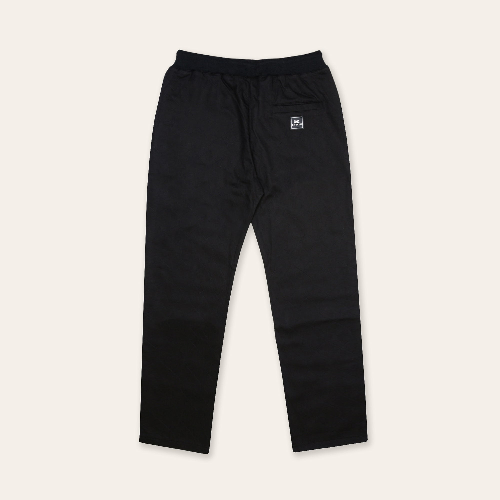 Quilted Joggers |  Black