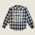 Redacted Flannel | Navy & Cream