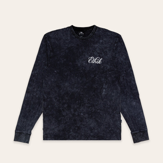 Script Pigment Dyed Longsleeve