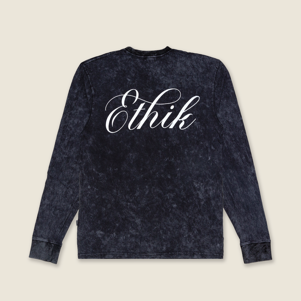 Script Pigment Dyed Longsleeve
