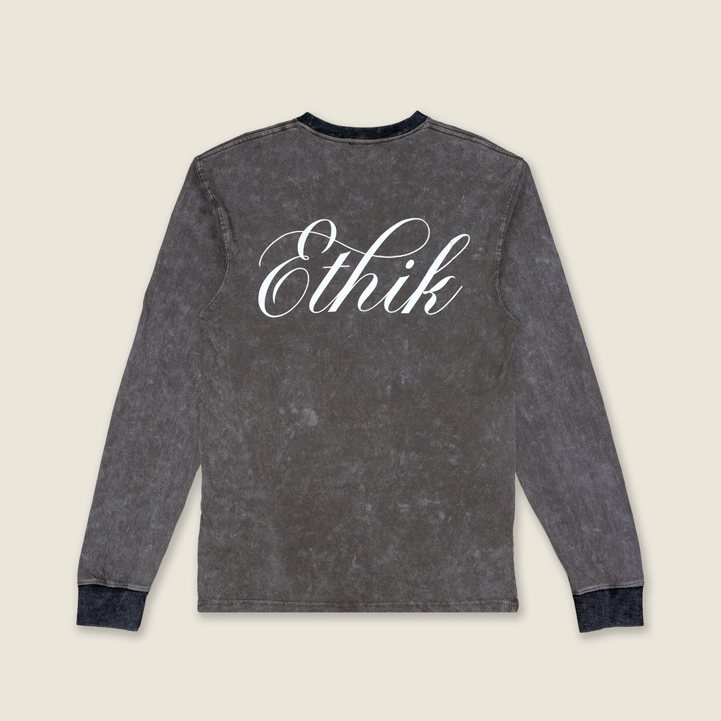 Script Pigment Dyed Longsleeve