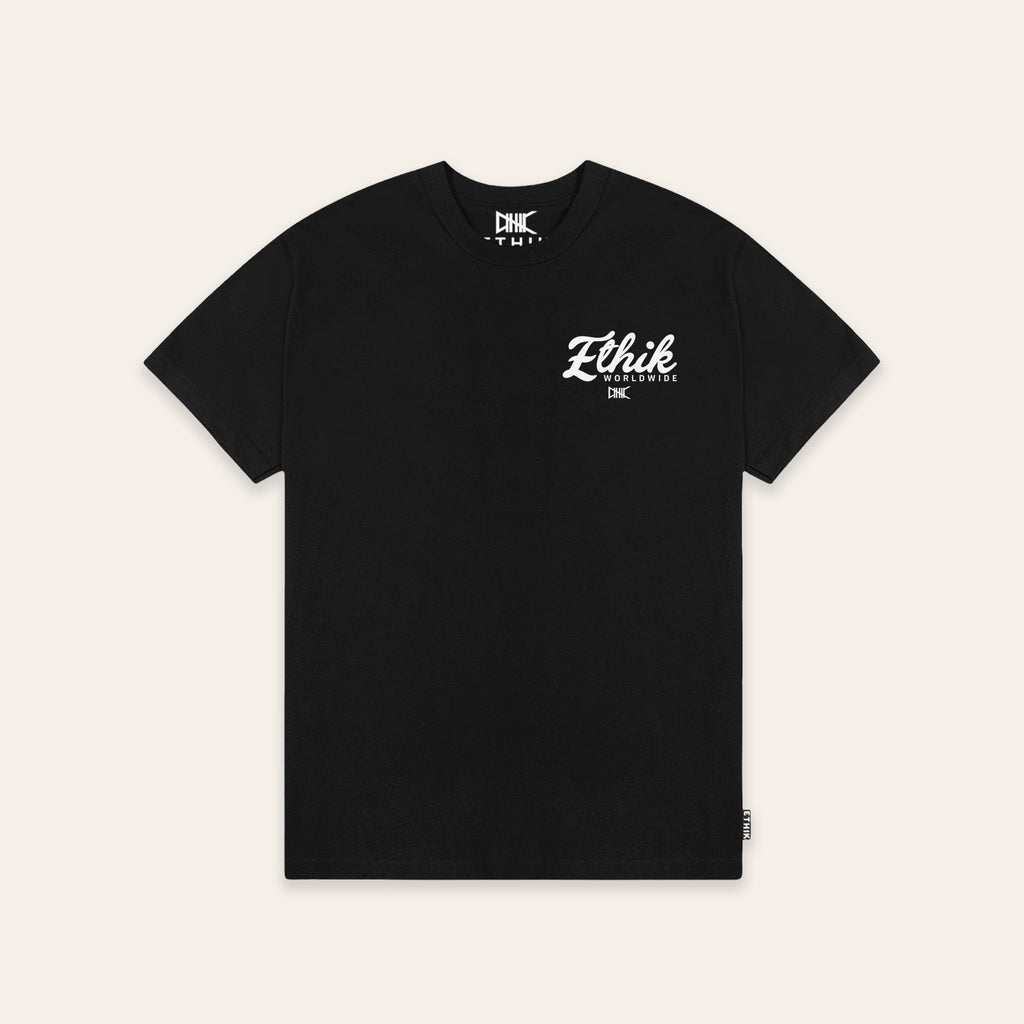 Script Tee | Black