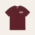 Script Tee | Sangria