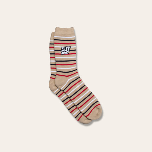 Grand Striped Sock | Sand