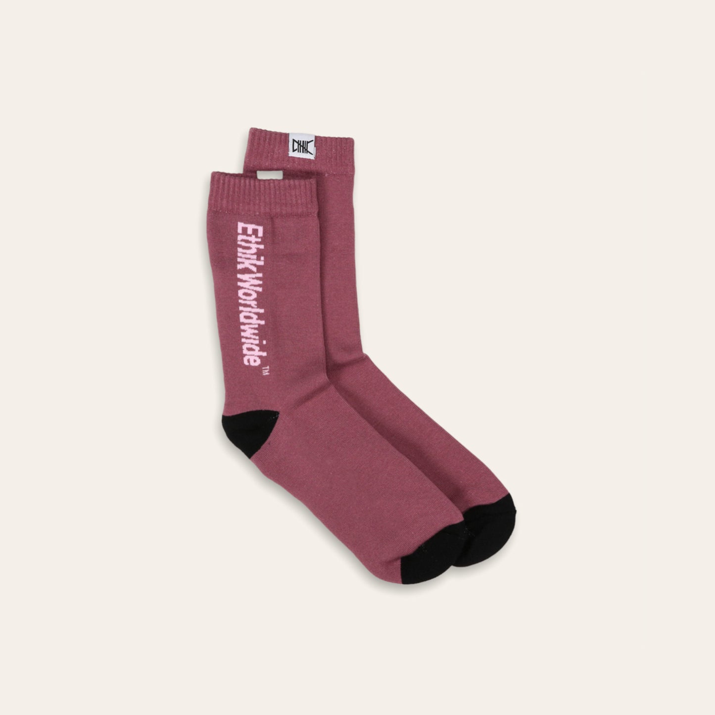 TM logo socks | Maroon