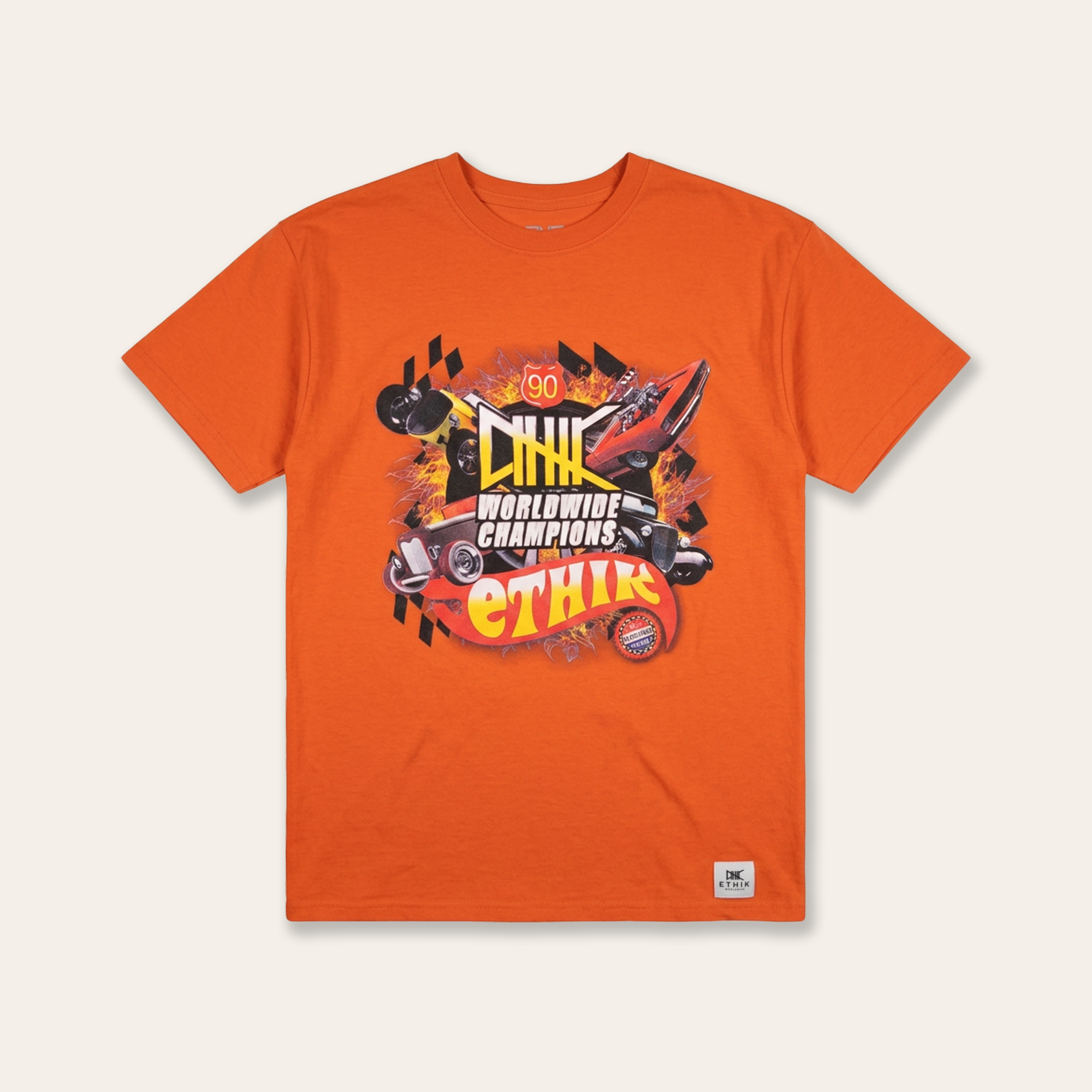 ETHIK Racing Tee | Orange (c. 2019)