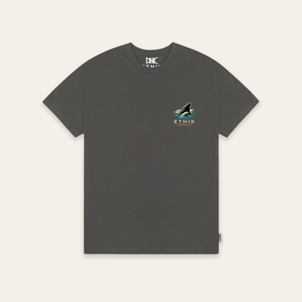 Island Menace Tee | Charcoal