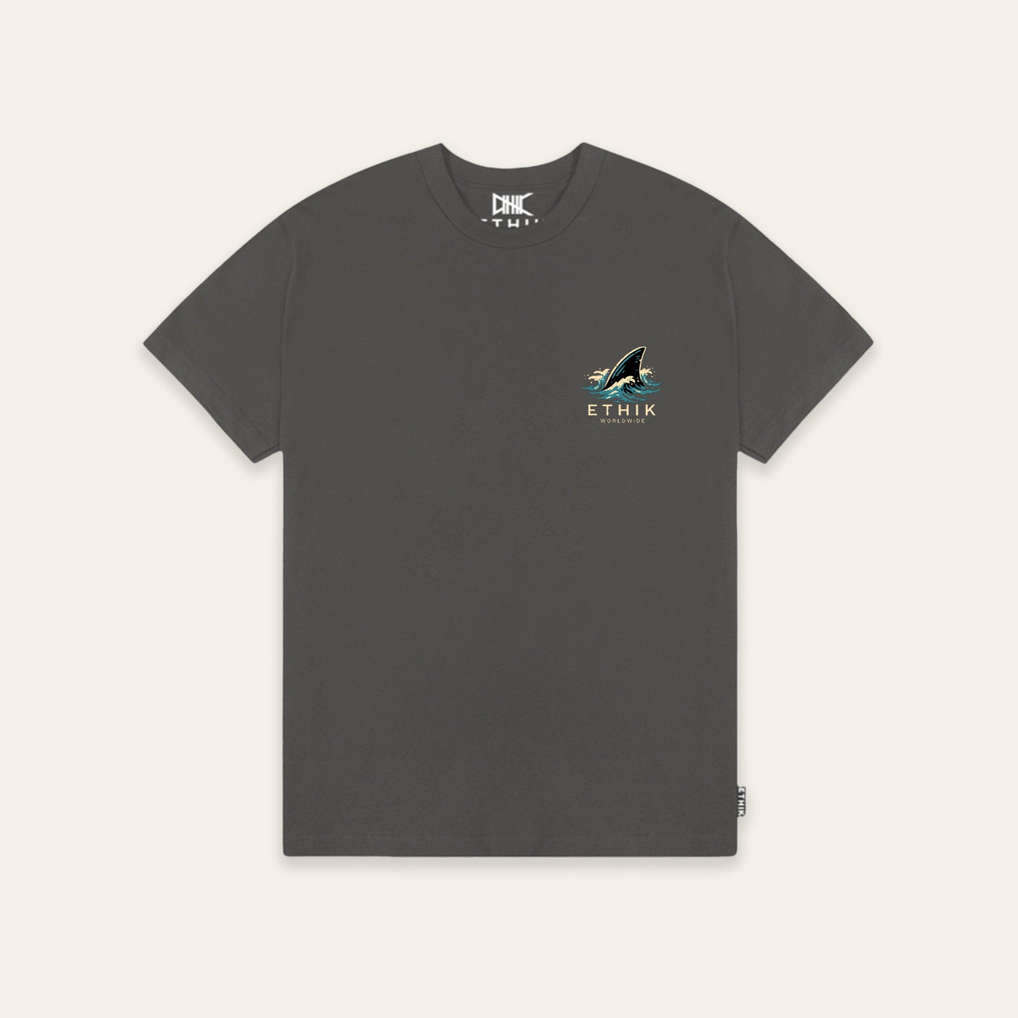 Island Menace Tee | Charcoal