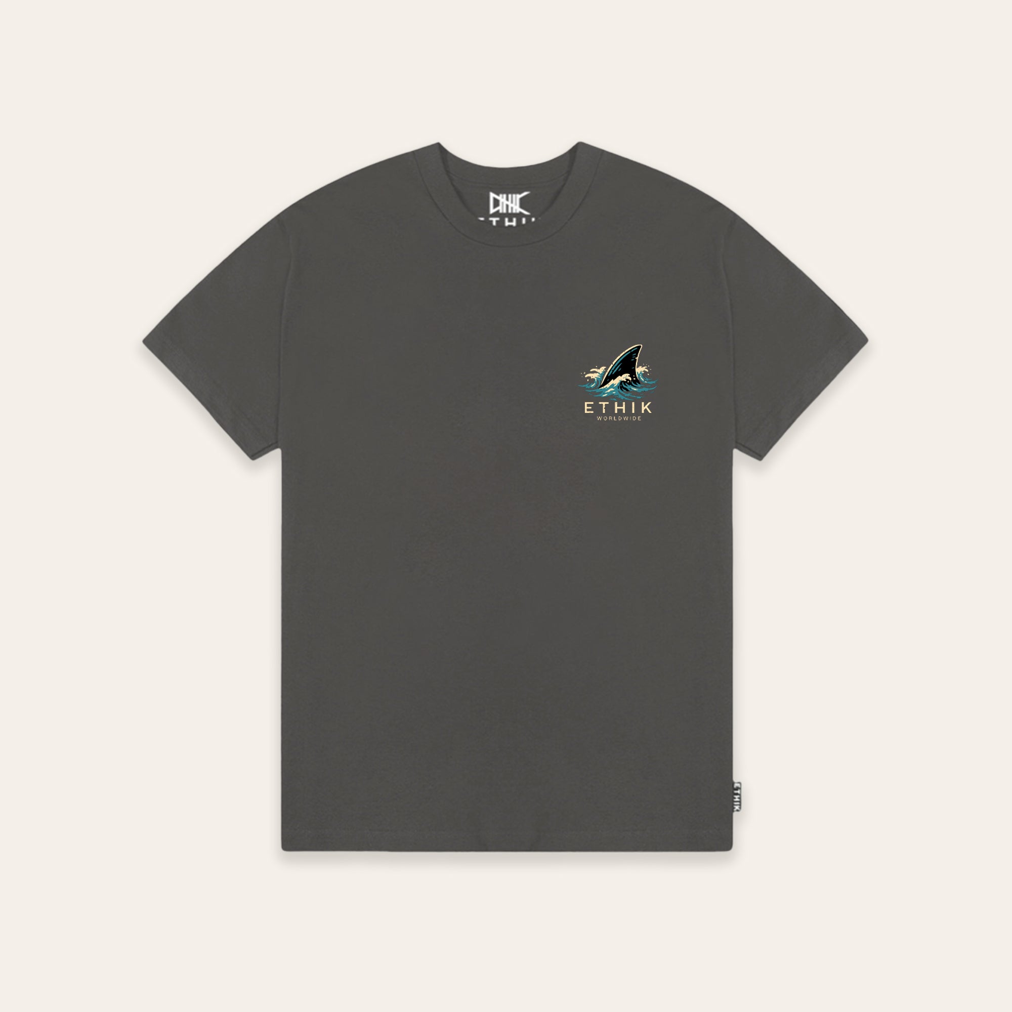 Island Menace Tee | Charcoal