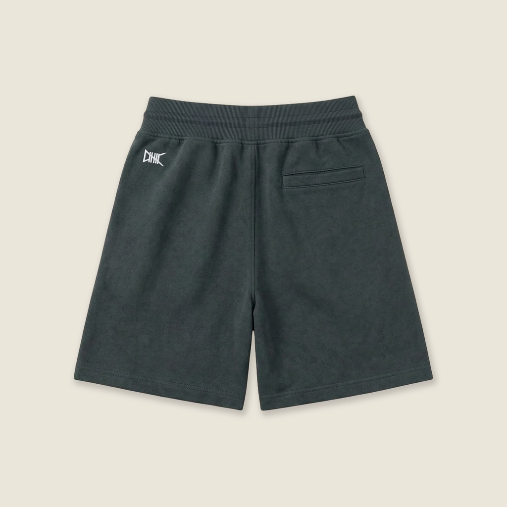 Terry Block Shorts | Charcoal