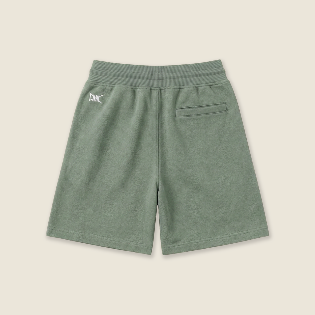 Terry Block Shorts | Sage