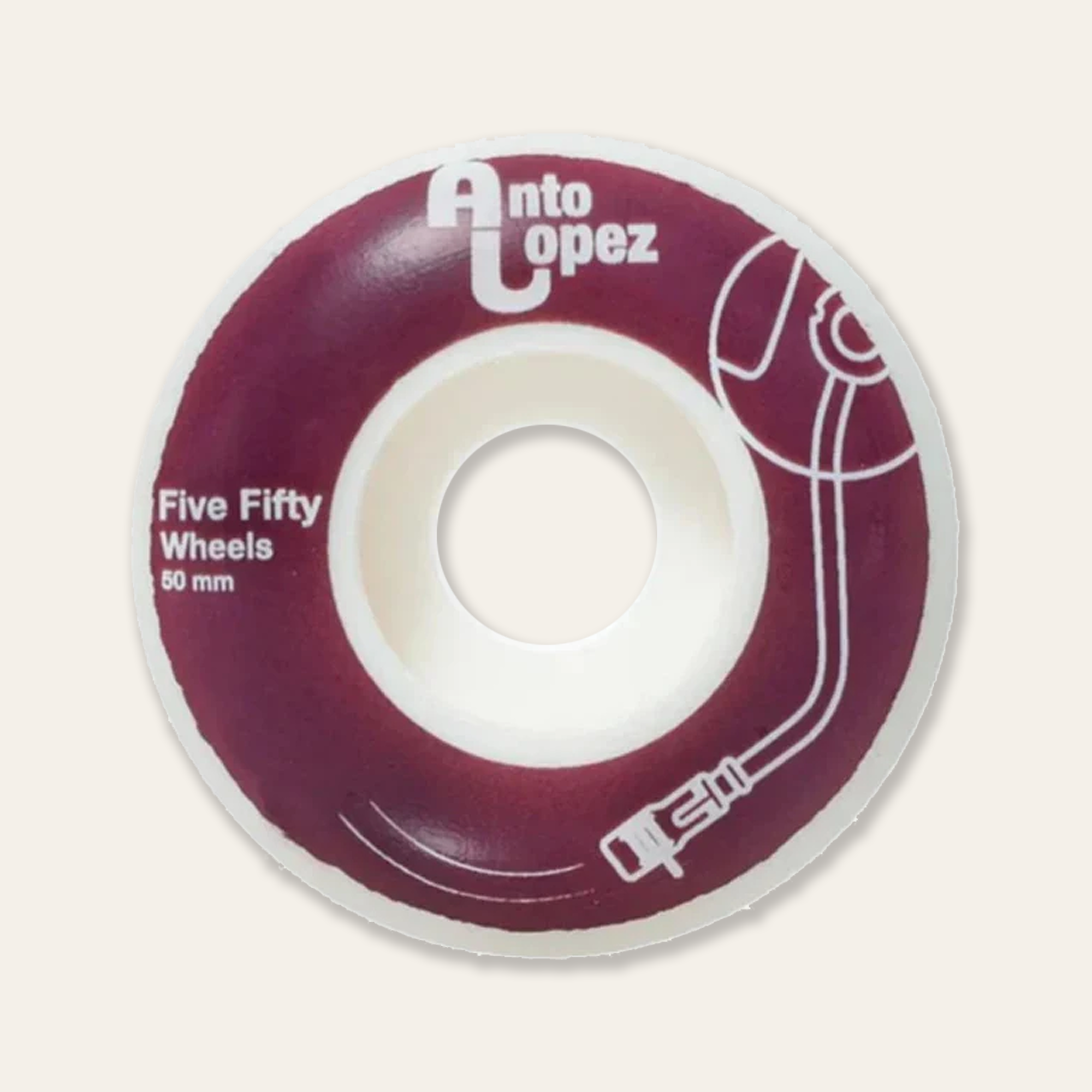 550 Wheel Co. - 100A 50mm - Lopez Records