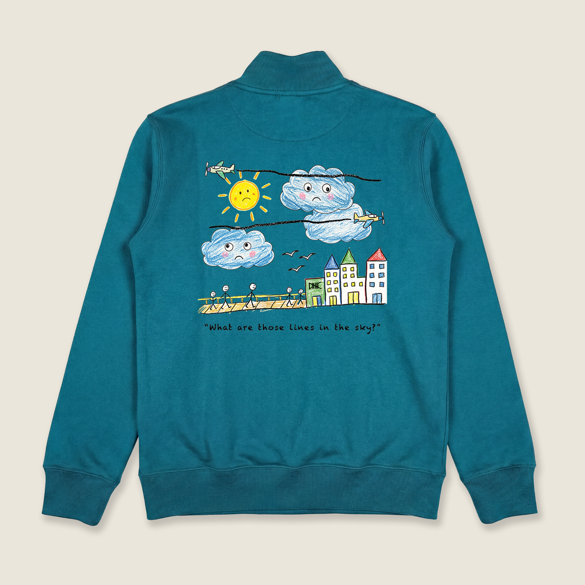 Fake Overcast Sweater | Teal