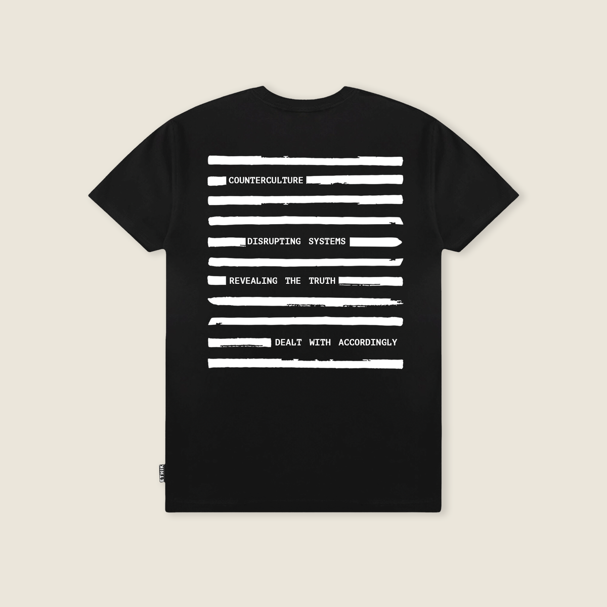 Redacted Tee | Black