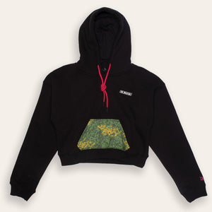 Women's Kimono Dragon Crop Hoodie