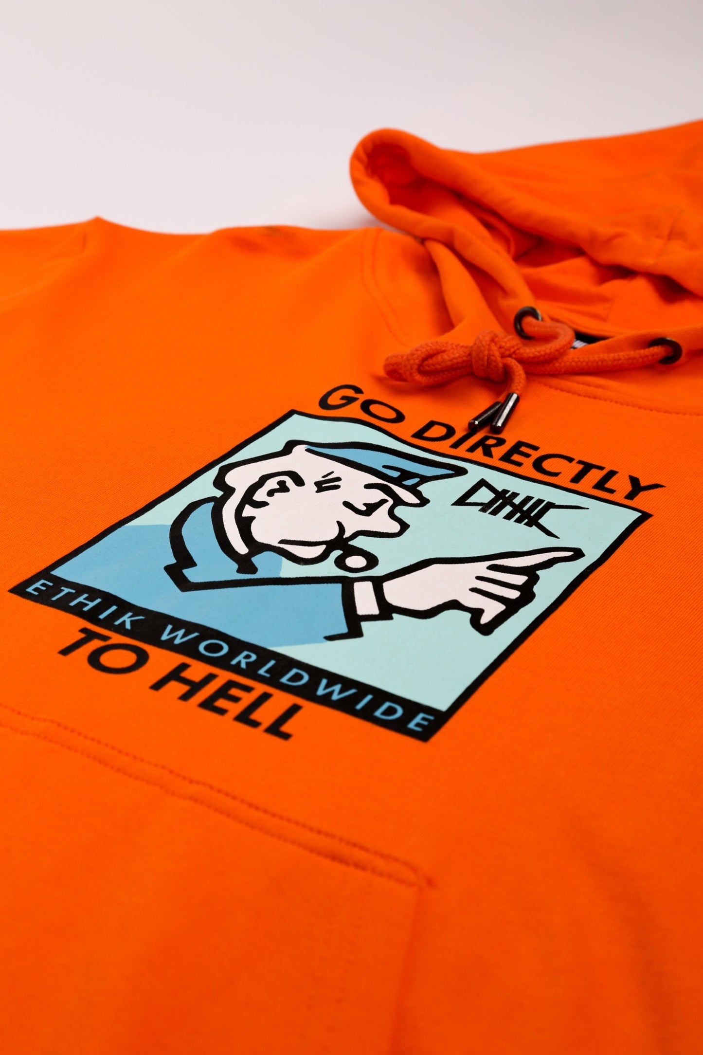Go To Hell Hoodie | Orange