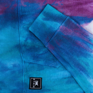 Lysergic Tie Dye Hoodie |  Blue