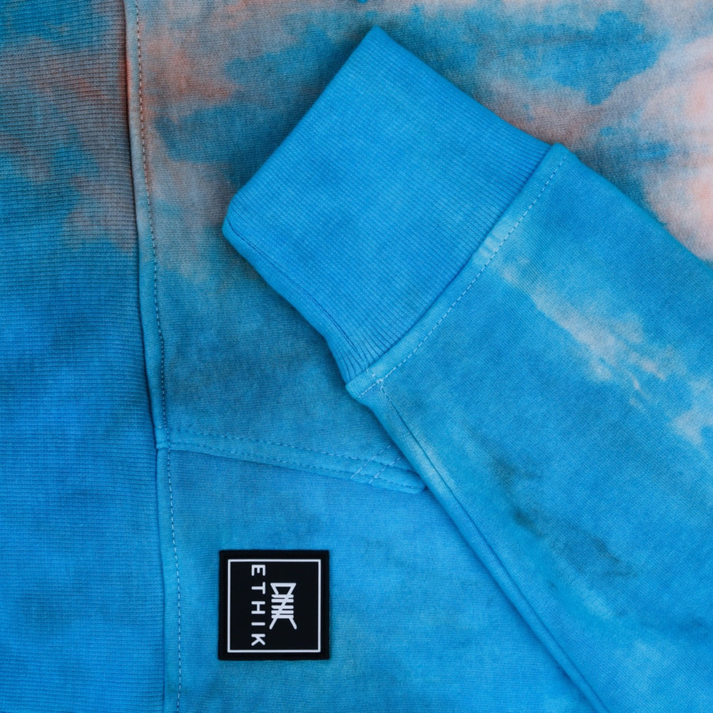 Lysergic Tie Dye Hoodie |  Blue