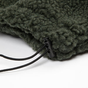 
            
                Load image into Gallery viewer, Half Zip Sherpa Fleece Jacket | Olive
            
        