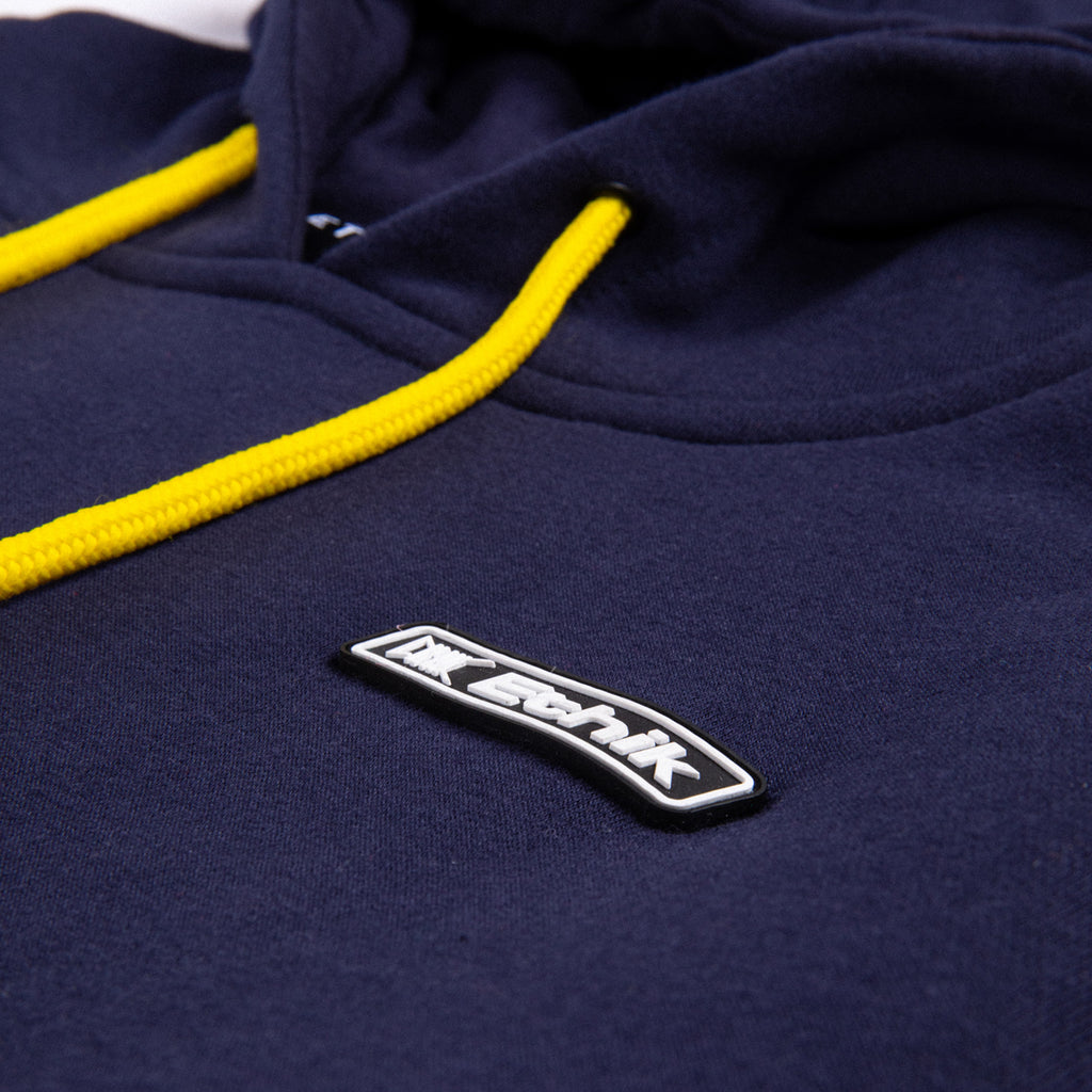 Women's Kimono Dragon Crop Hoodie | Navy