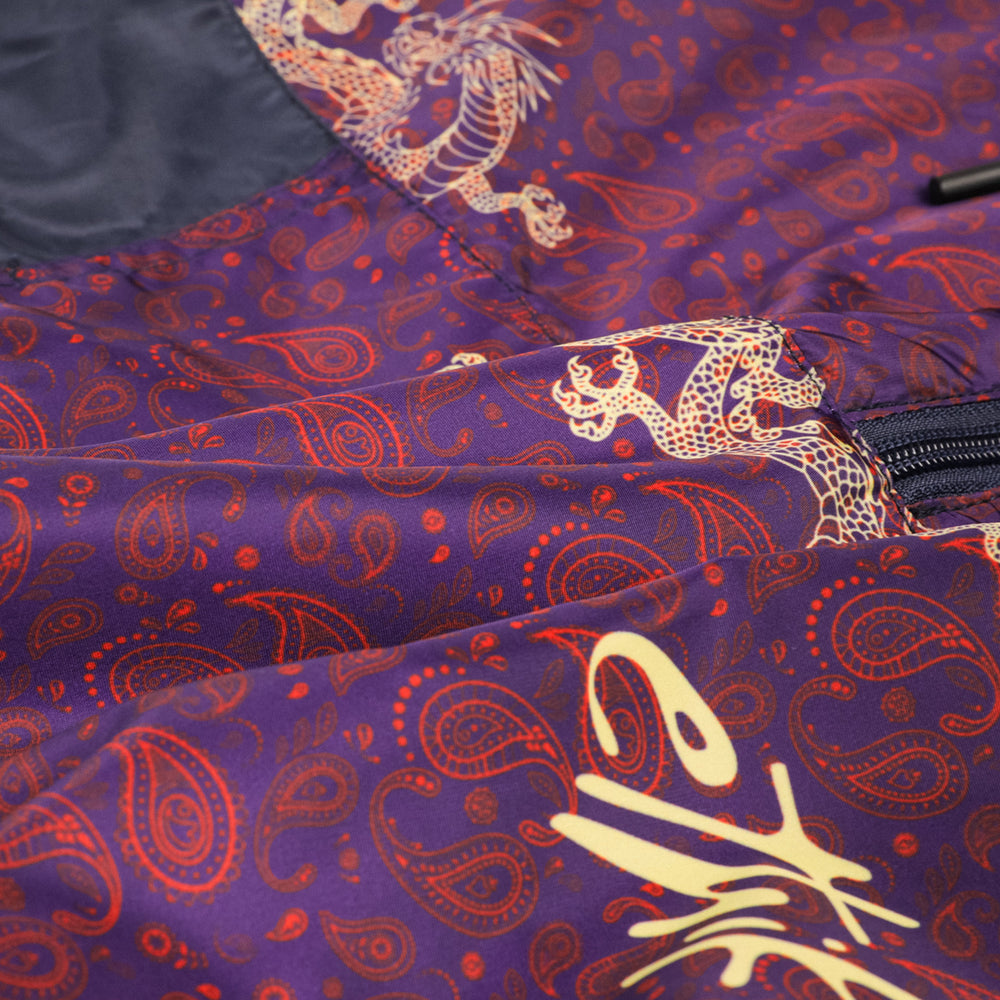 Women's Kimono Dragon Windbreaker | Purple